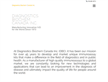 Tablet Screenshot of dbc-labs.com